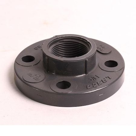 Thrifco Plumbing 1-1/4 Inch Threaded PVC Floor Flange SCH 80 8216416